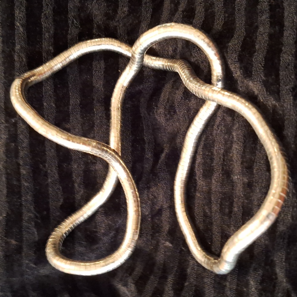 Silver Metallic Necklace